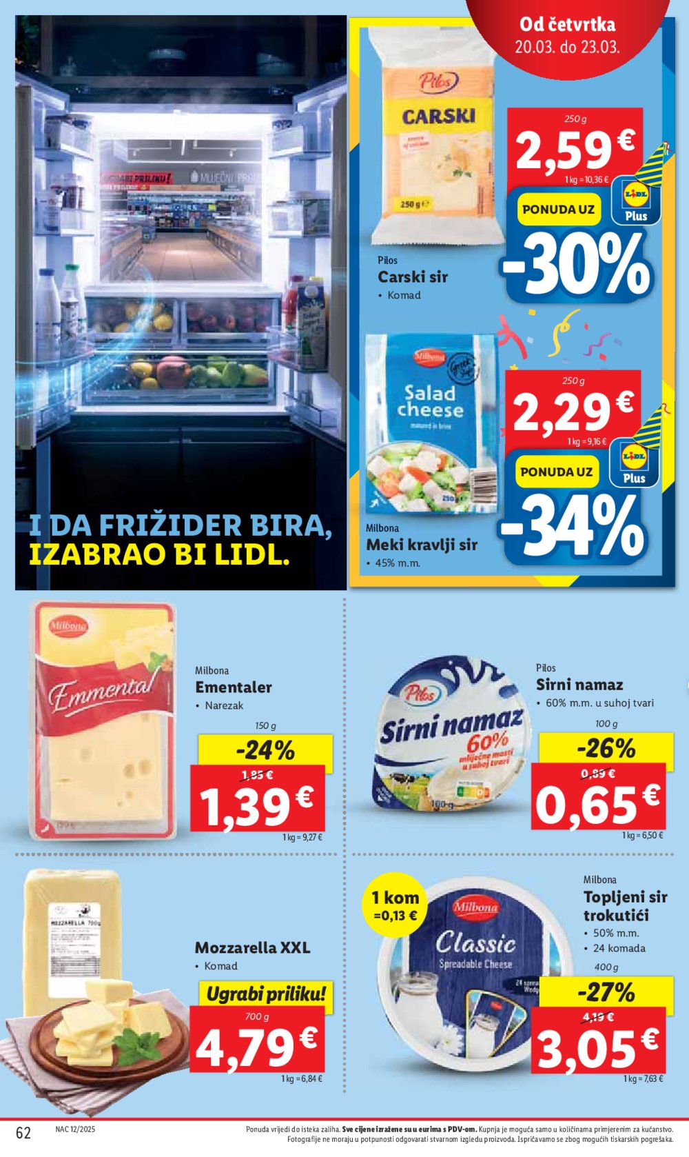 Lidl katalog Super ponuda od ponedjeljka 17.03.-23.03.2025.