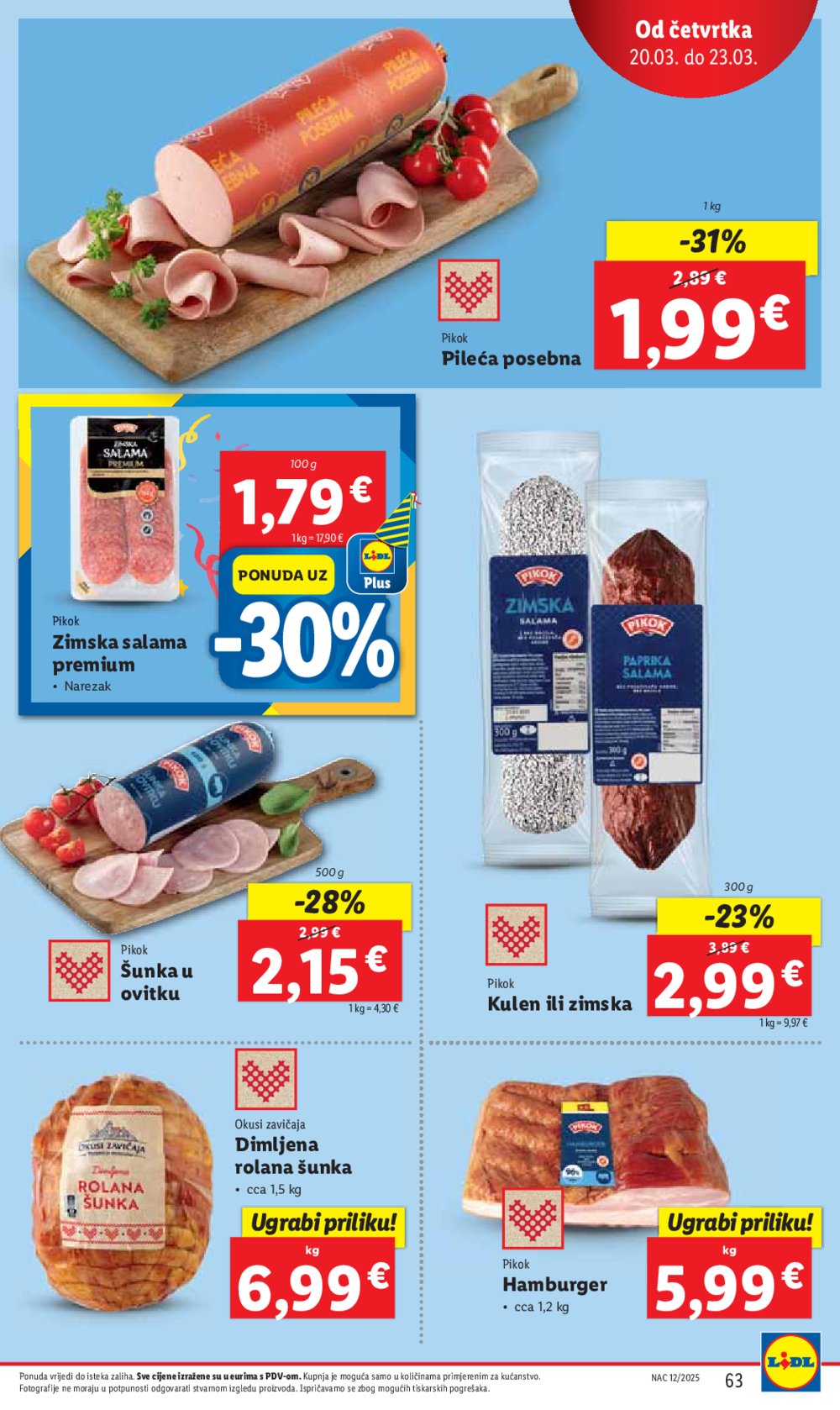 Lidl katalog Super ponuda od ponedjeljka 17.03.-23.03.2025.