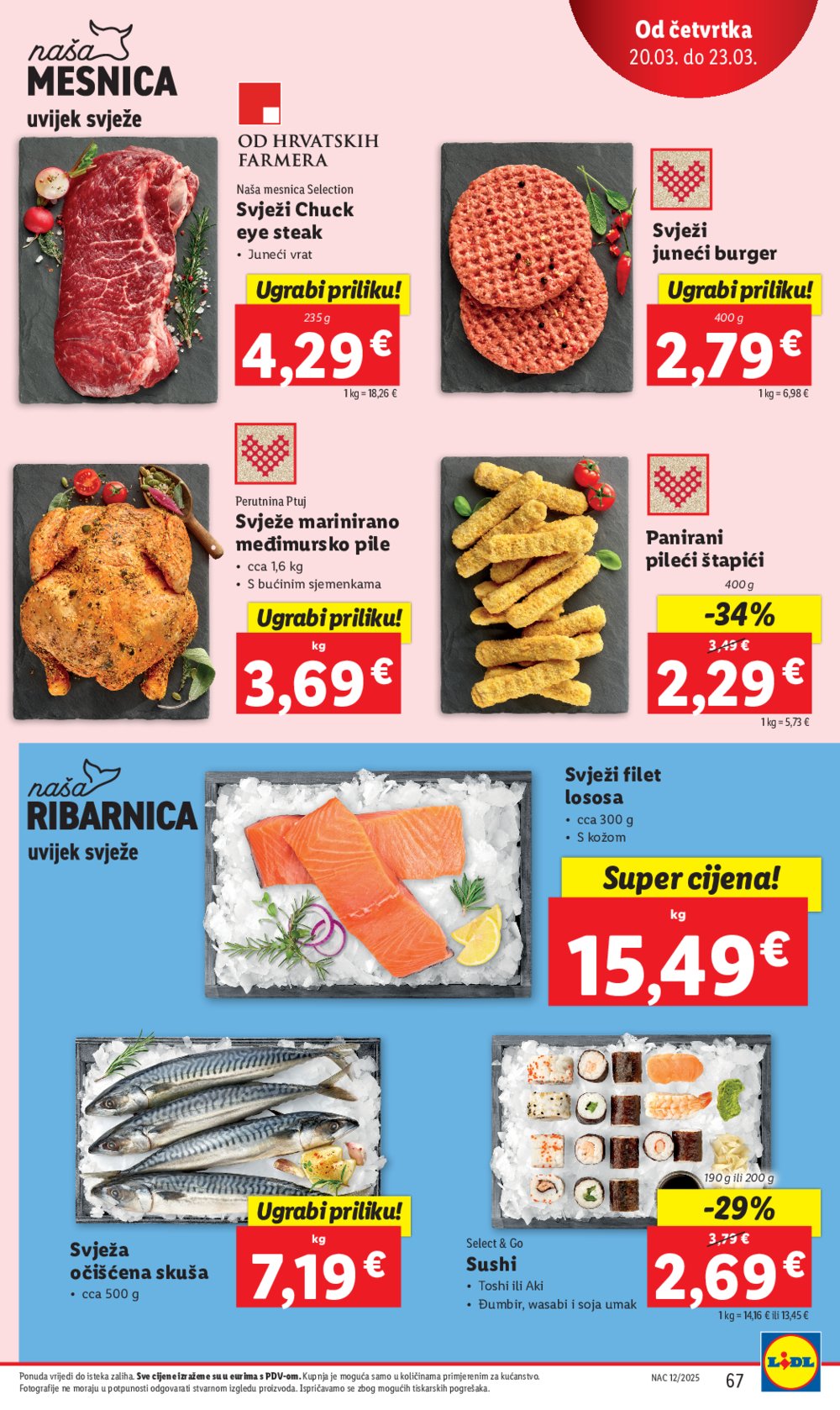 Lidl katalog Super ponuda od ponedjeljka 17.03.-23.03.2025.