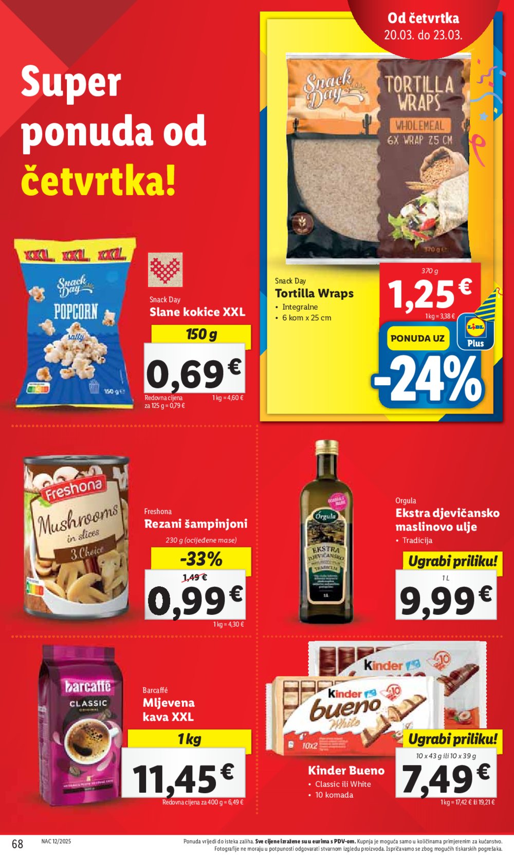 Lidl katalog Super ponuda od ponedjeljka 17.03.-23.03.2025.