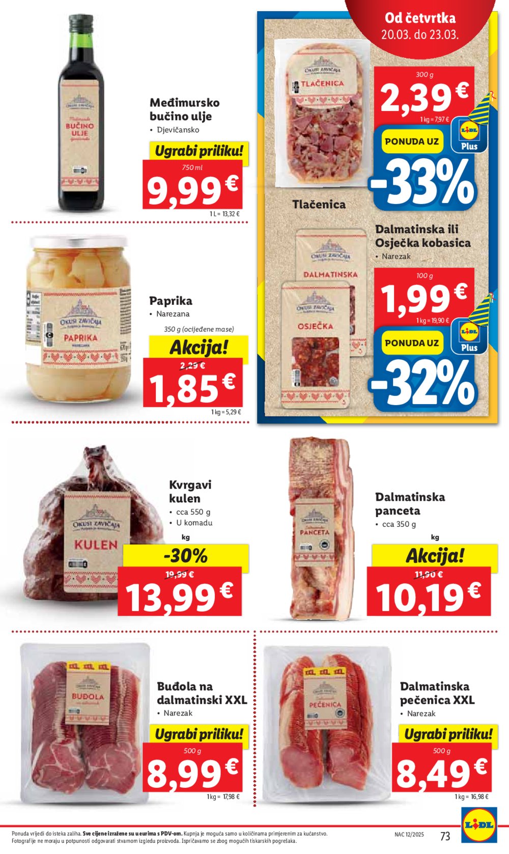 Lidl katalog Super ponuda od ponedjeljka 17.03.-23.03.2025.