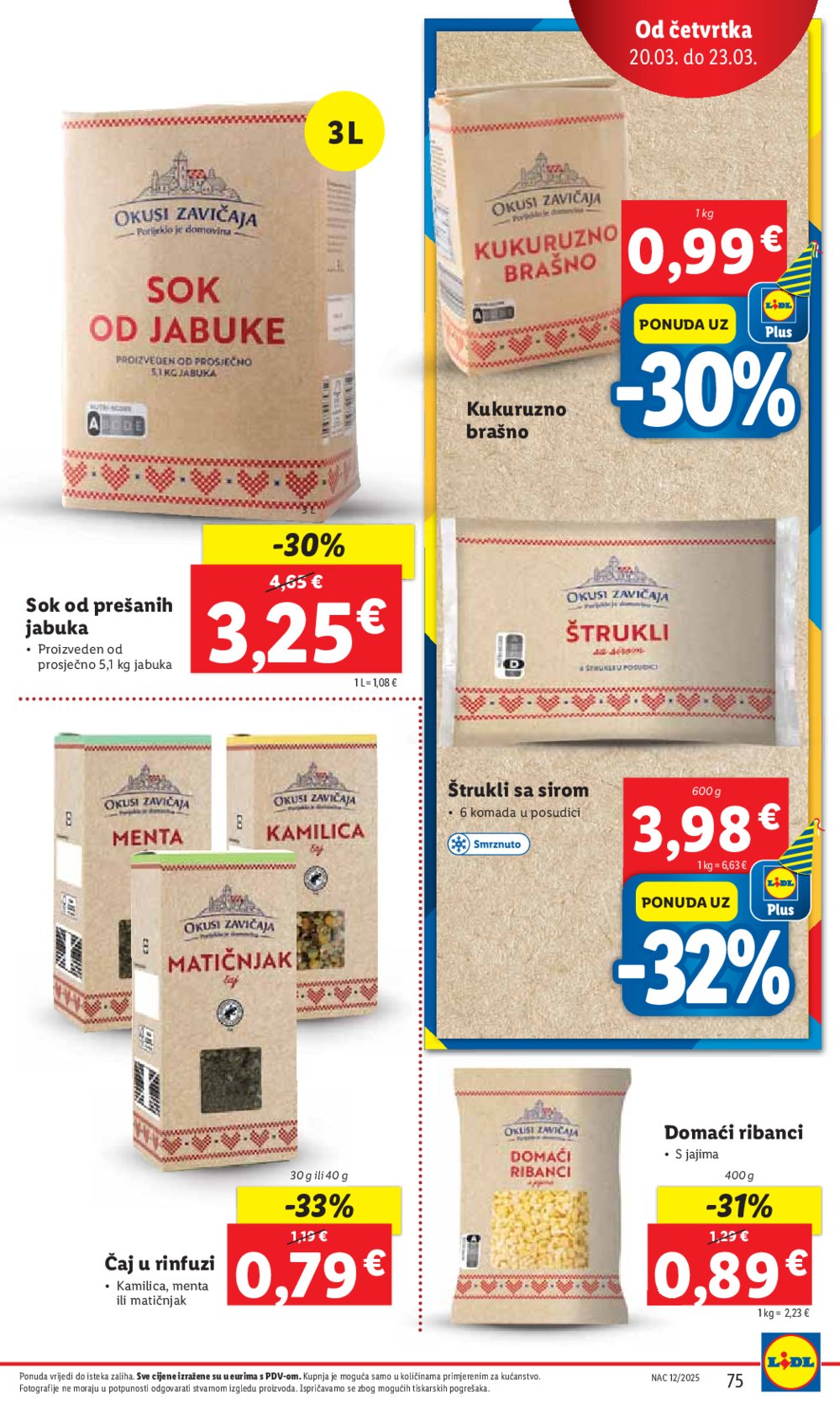 Lidl katalog Super ponuda od ponedjeljka 17.03.-23.03.2025.