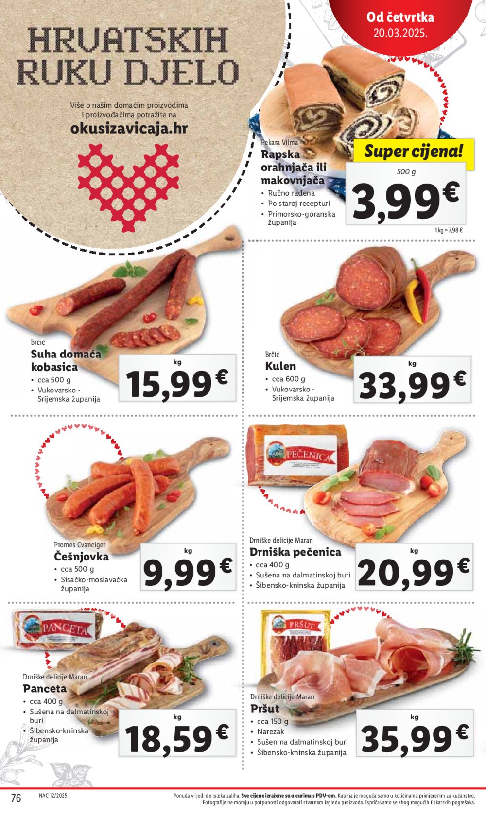 Lidl katalog Super ponuda od ponedjeljka 17.03.-23.03.2025.