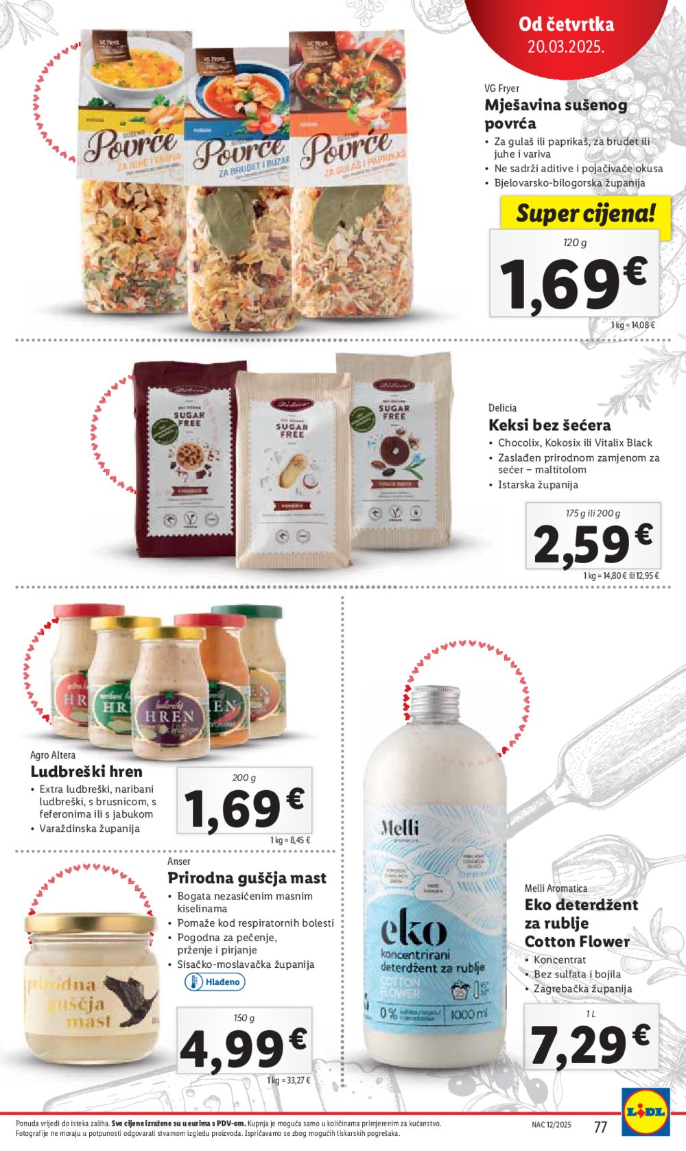 Lidl katalog Super ponuda od ponedjeljka 17.03.-23.03.2025.