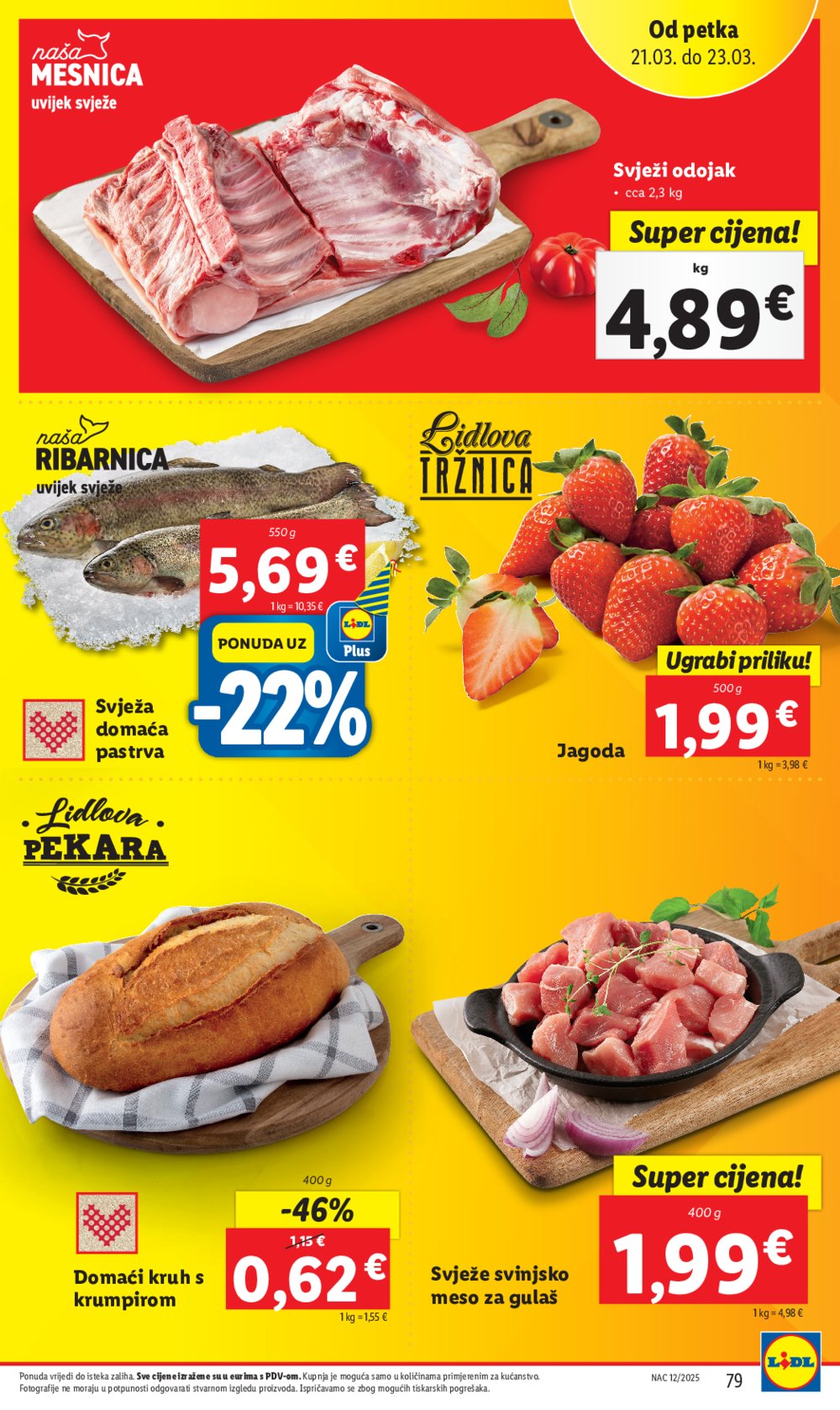 Lidl katalog Super ponuda od ponedjeljka 17.03.-23.03.2025.