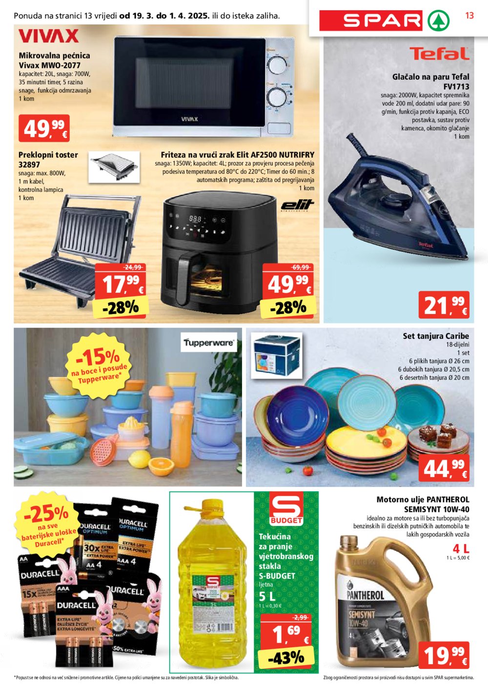 SPAR katalog Akcija 19.03.-25.03.2025.