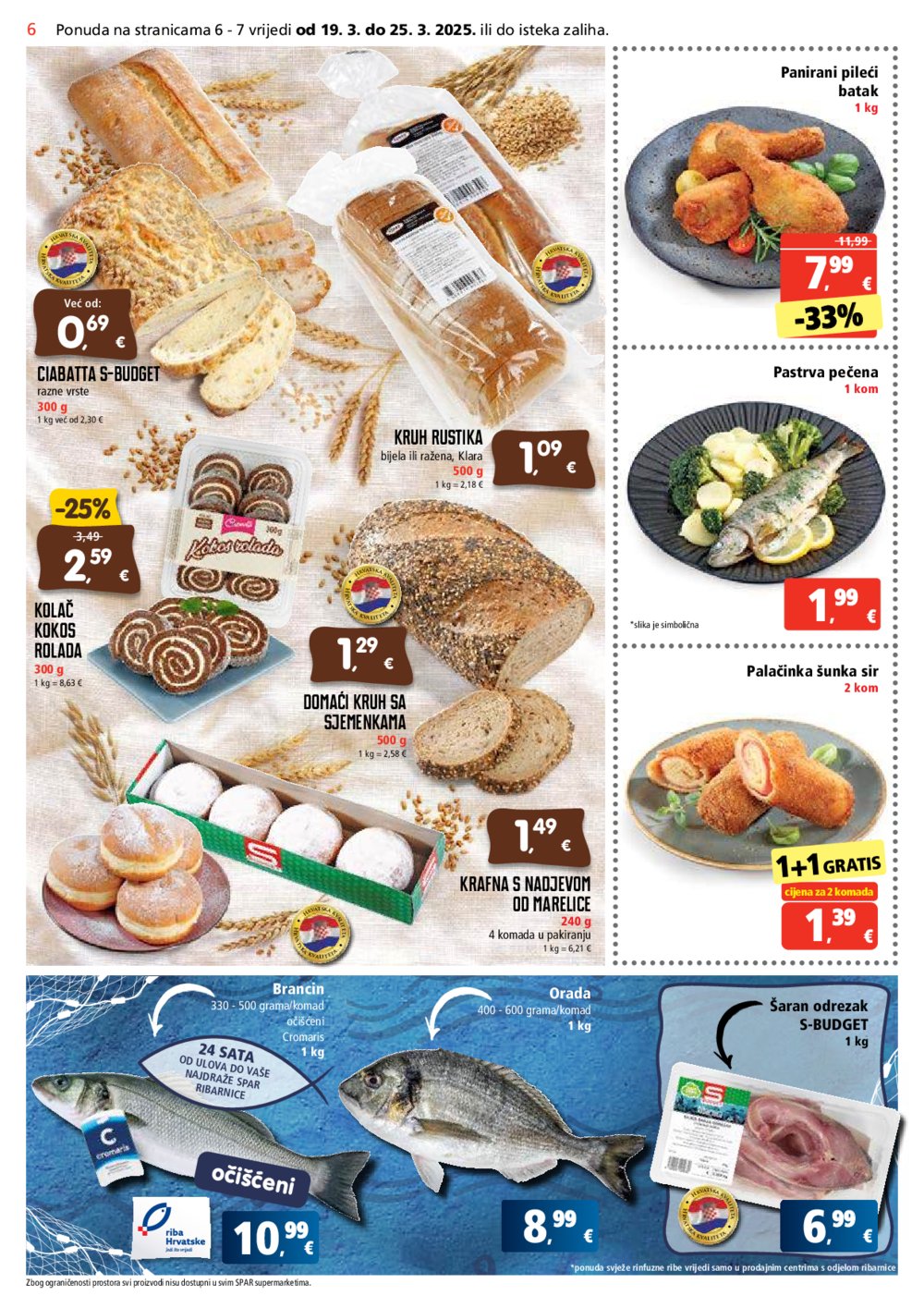 SPAR katalog Akcija 19.03.-25.03.2025.