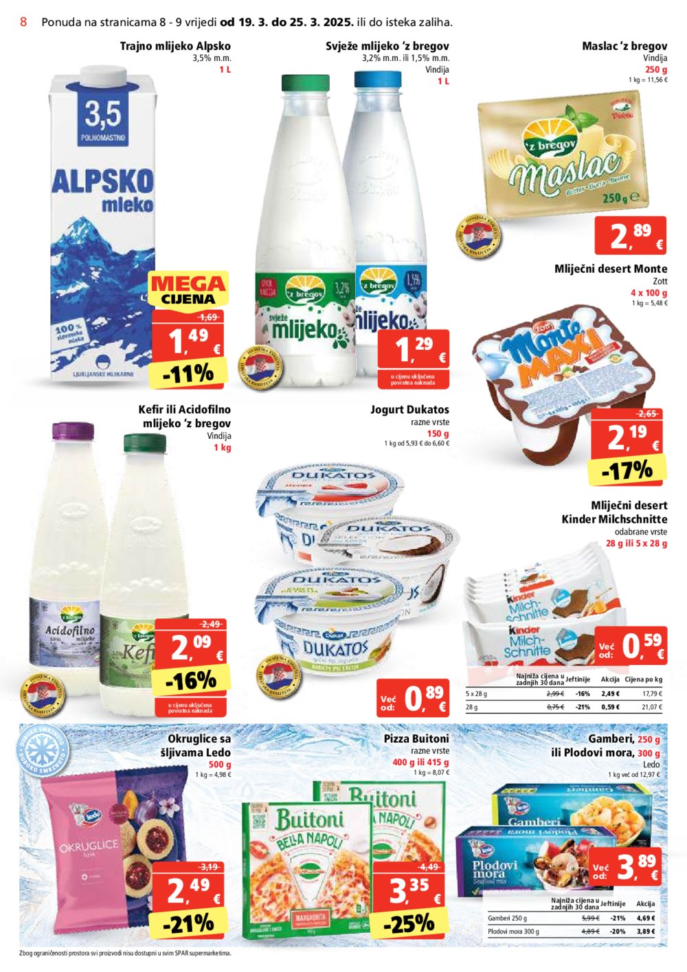 SPAR katalog Akcija 19.03.-25.03.2025.