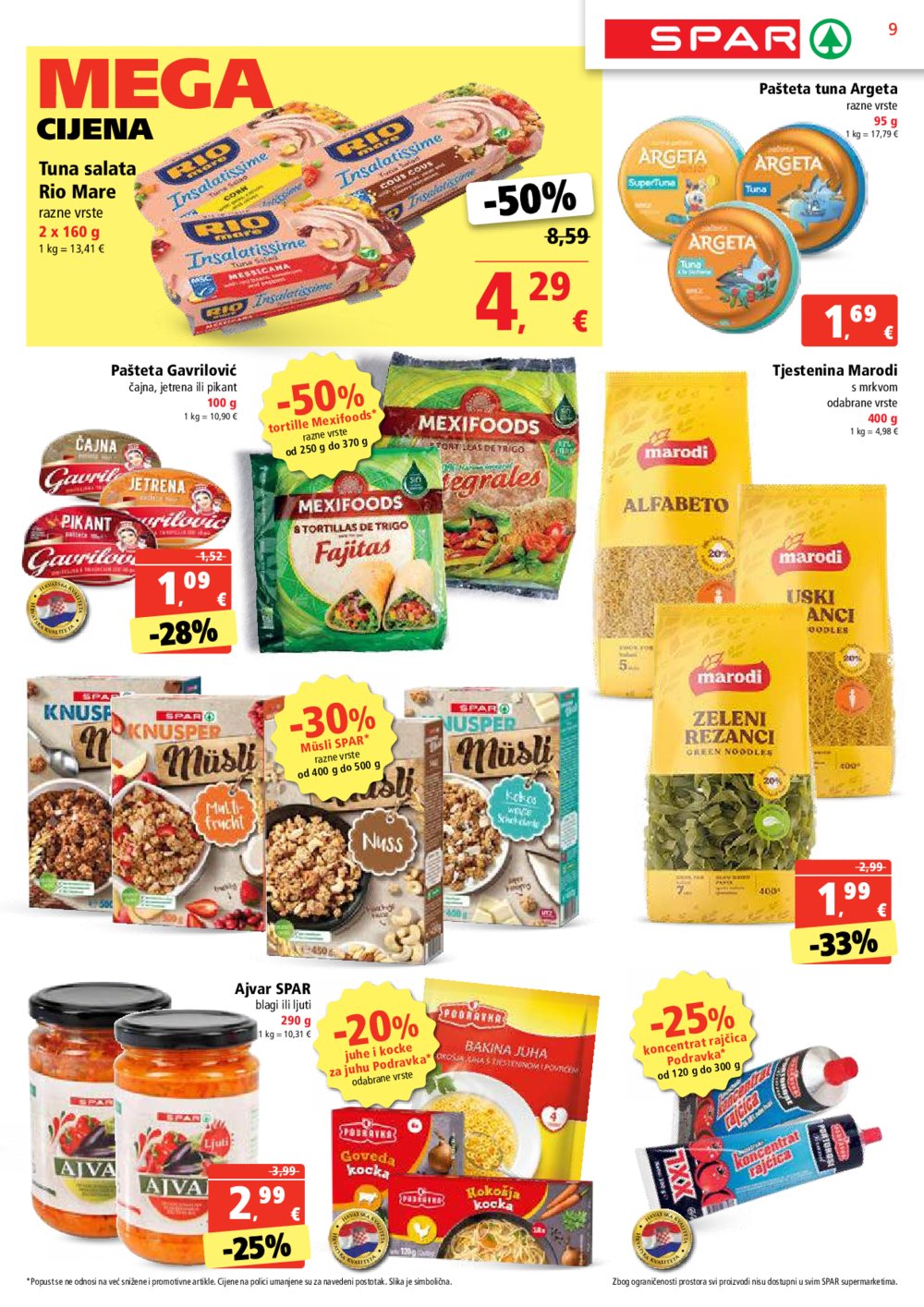 SPAR katalog Akcija 19.03.-25.03.2025.