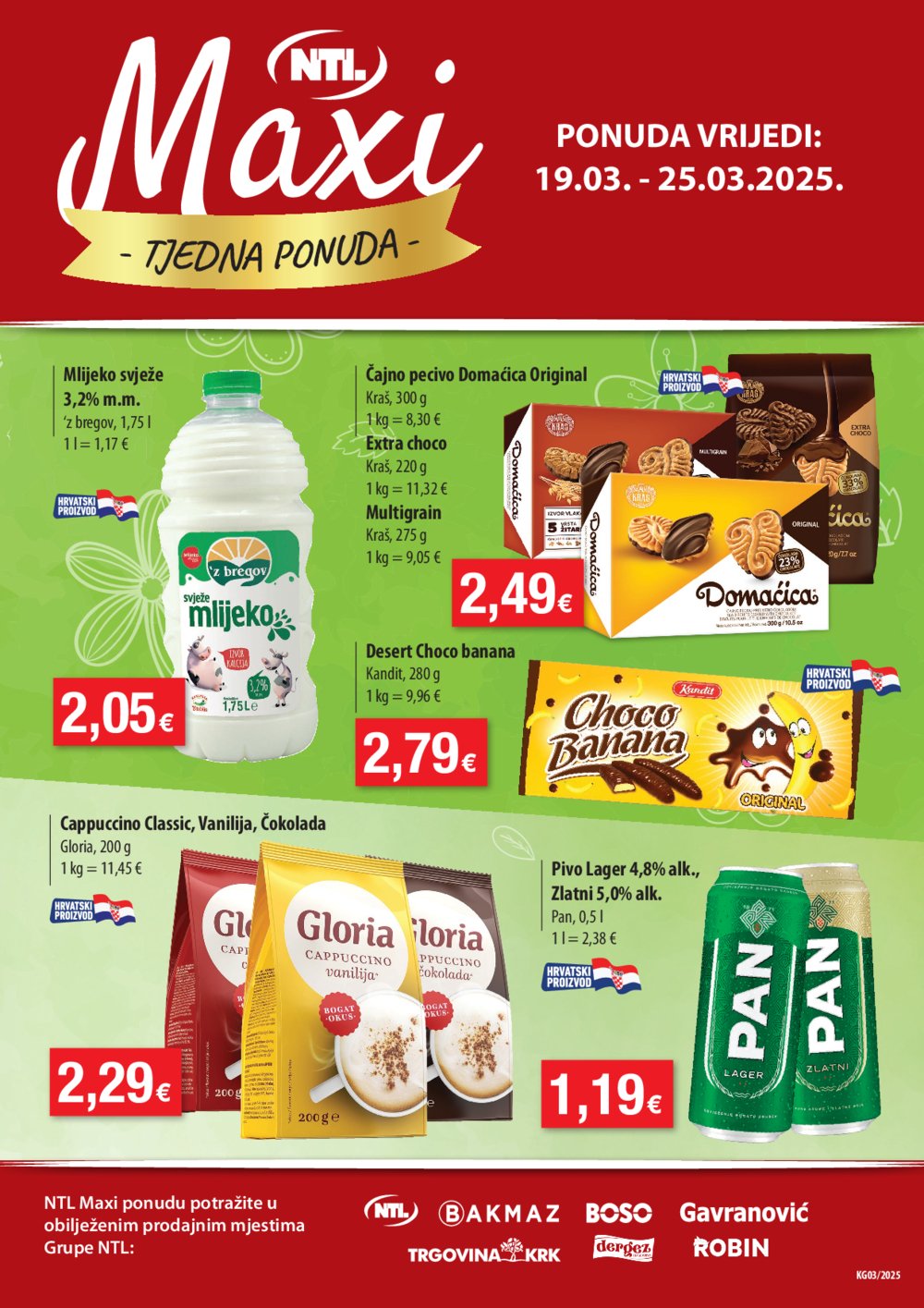 Trgovina Krk katalog NTL Maxi Tjedna 19.03.-25.03.2025