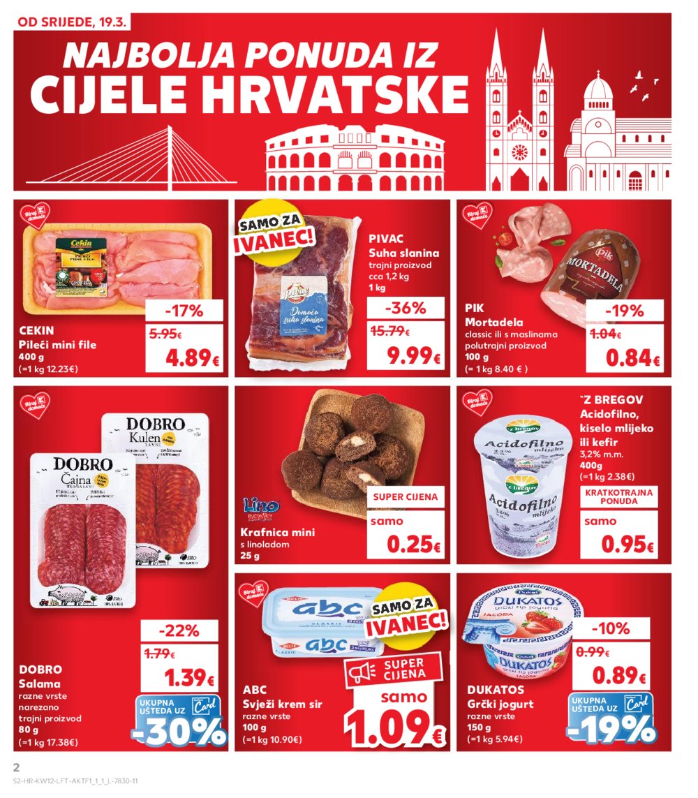 Kaufland katalog Akcija 19.03.-25.03.2025. Ivanec