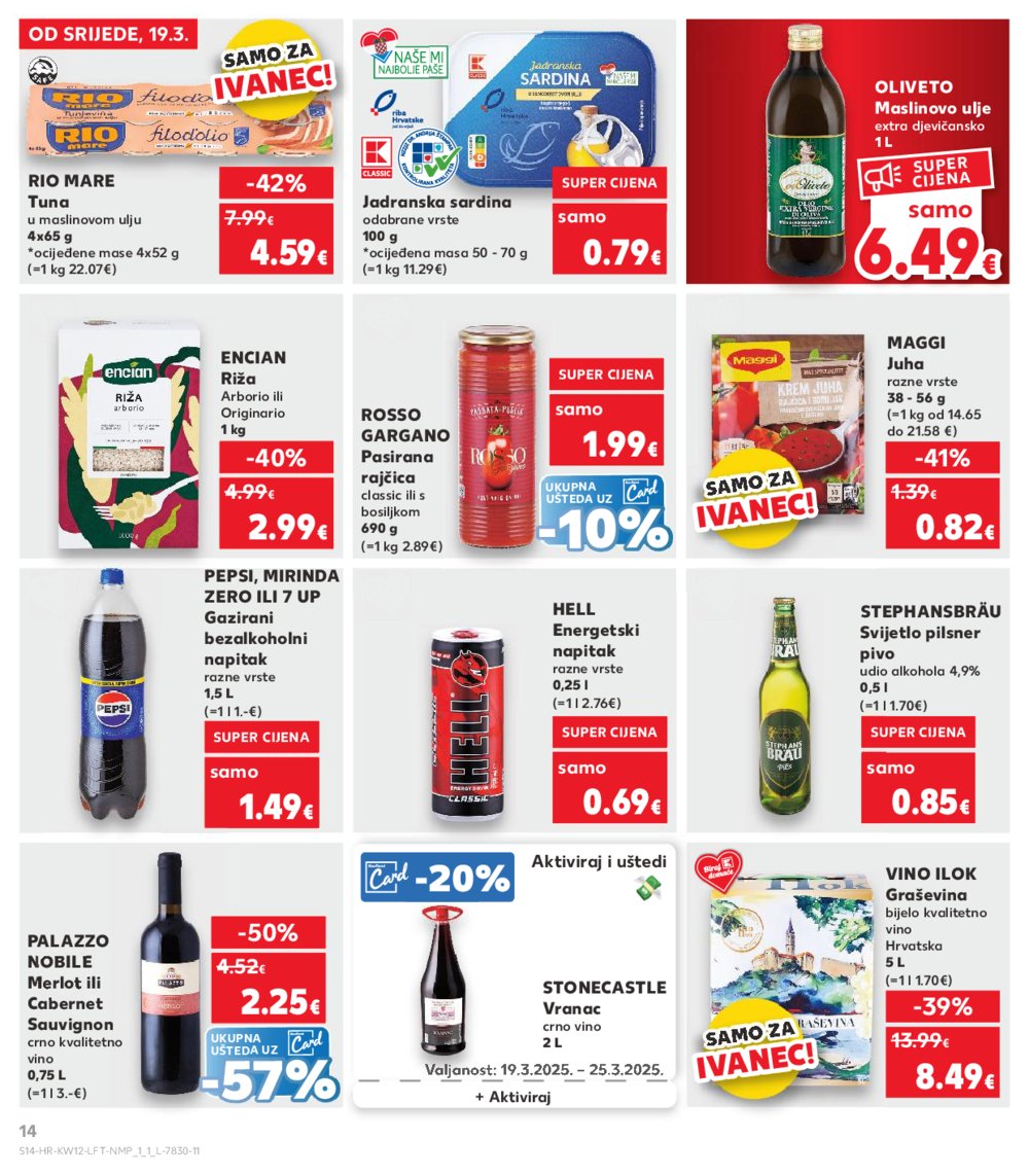 Kaufland katalog Akcija 19.03.-25.03.2025. Ivanec