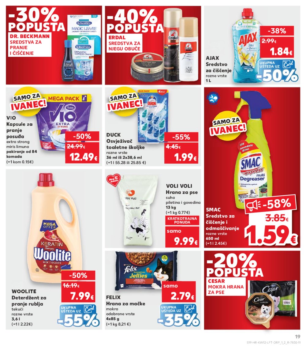 Kaufland katalog Akcija 19.03.-25.03.2025. Ivanec