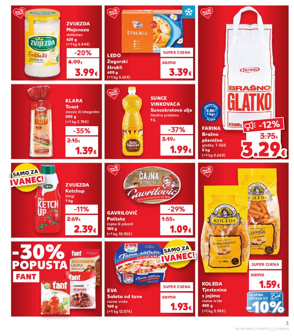 Kaufland katalog Akcija 19.03.-25.03.2025. Ivanec