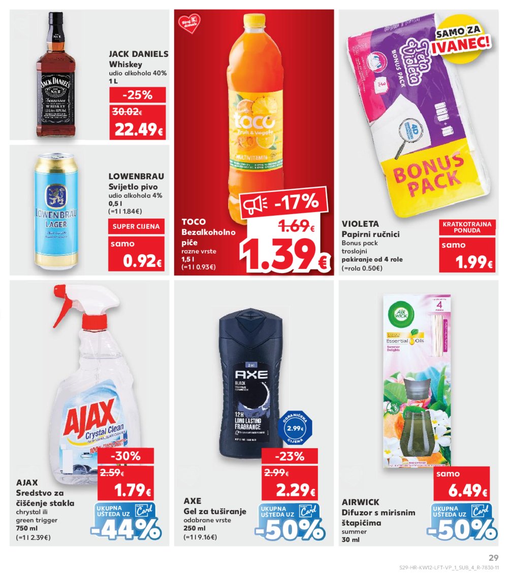 Kaufland katalog Akcija 19.03.-25.03.2025. Ivanec