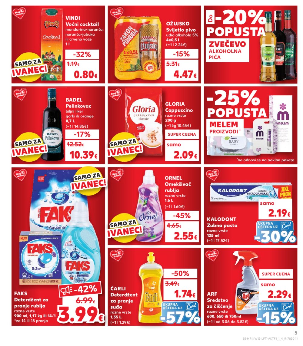 Kaufland katalog Akcija 19.03.-25.03.2025. Ivanec