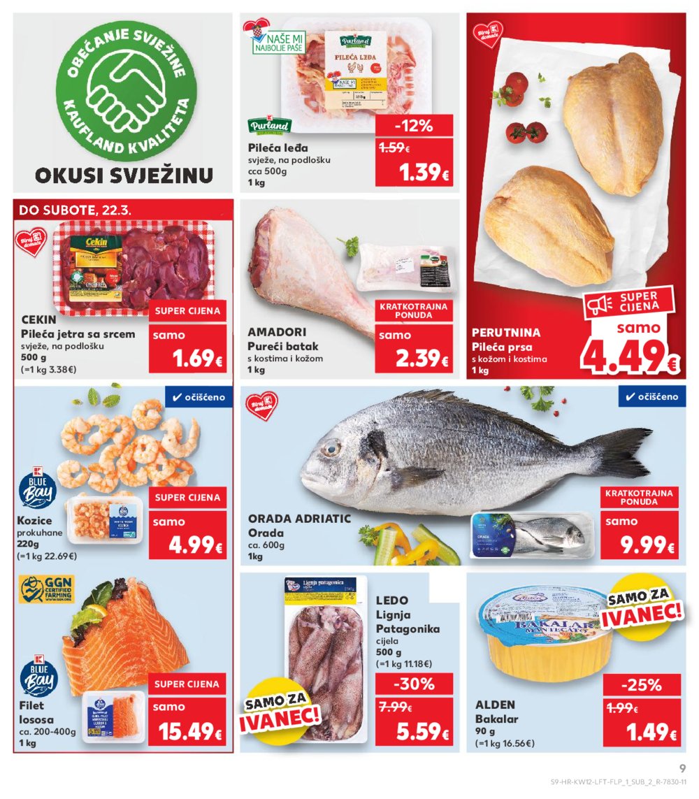 Kaufland katalog Akcija 19.03.-25.03.2025. Ivanec