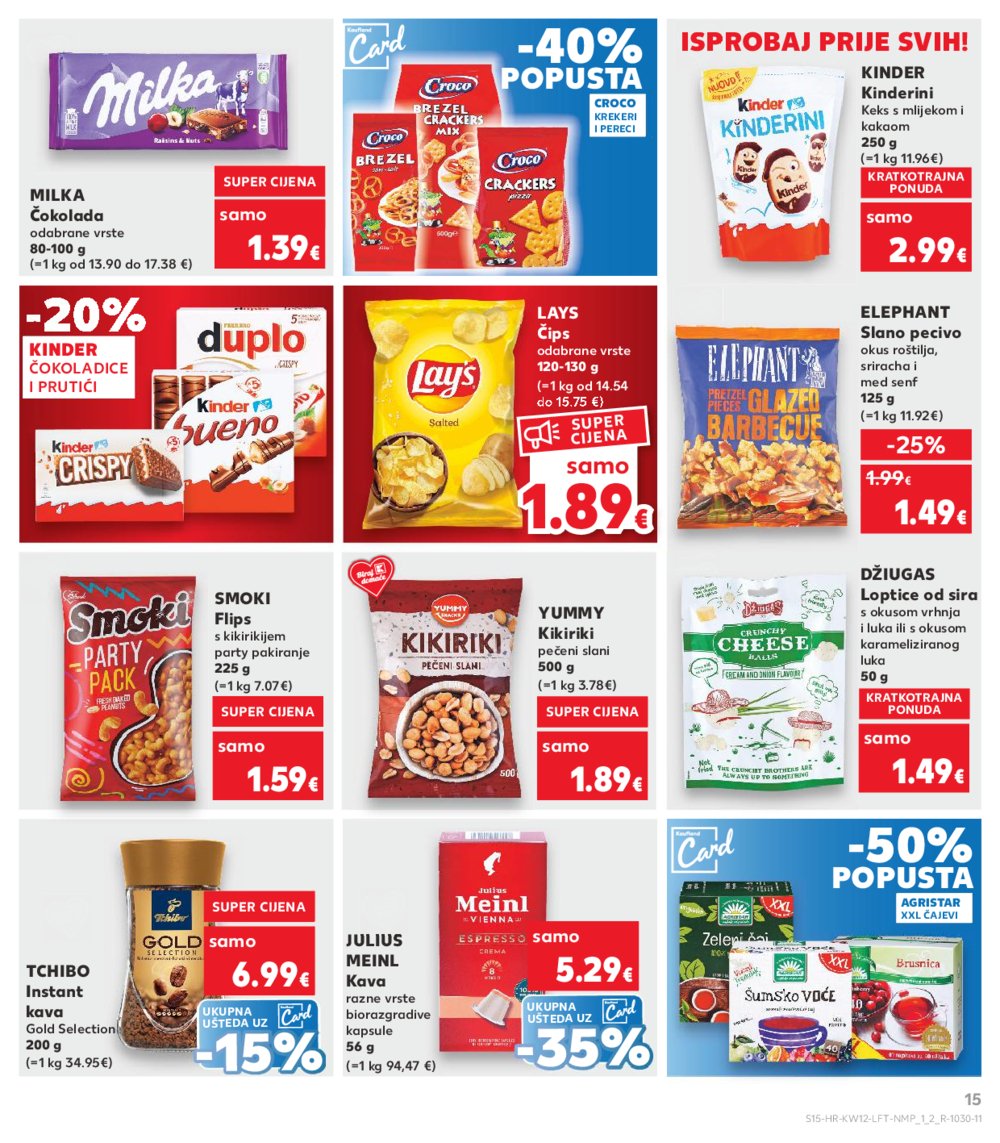 Kaufland katalog Akcija 19.03.-25.03.2025. Odabrane poslovnice