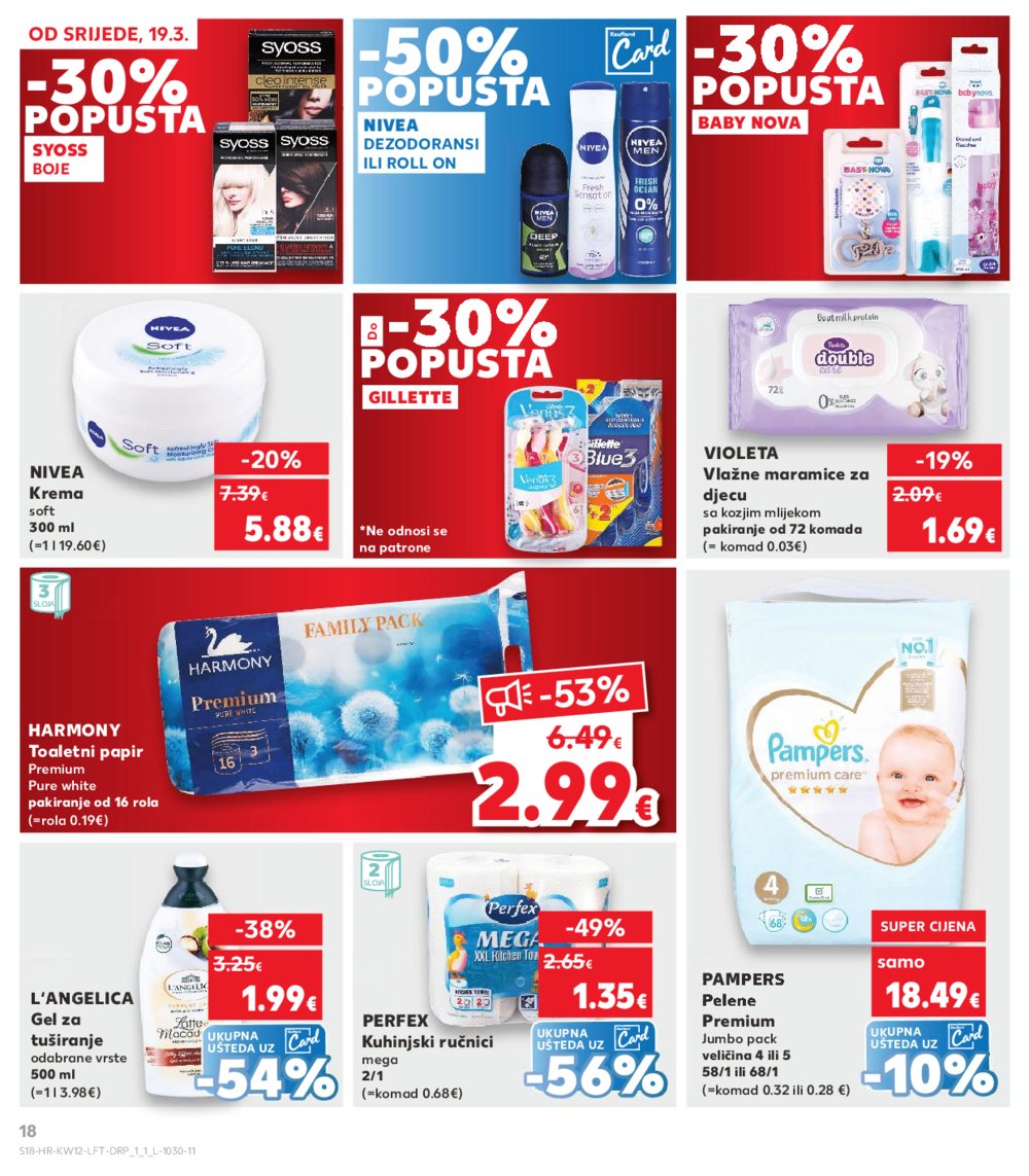 Kaufland katalog Akcija 19.03.-25.03.2025. Odabrane poslovnice