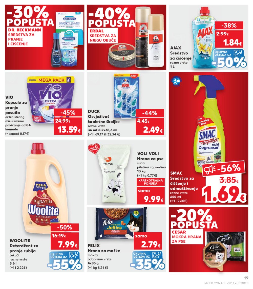 Kaufland katalog Akcija 19.03.-25.03.2025. Odabrane poslovnice