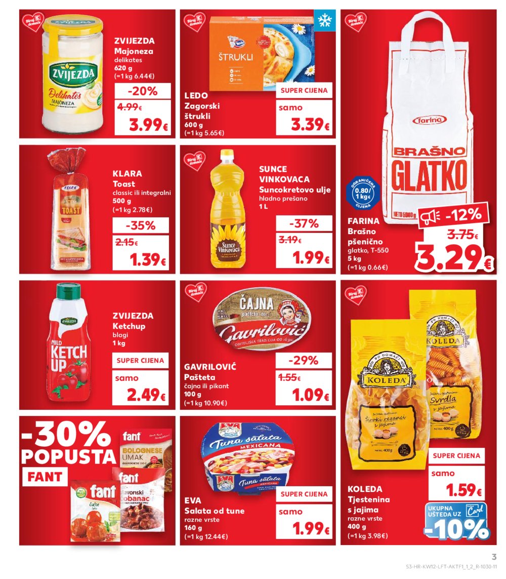 Kaufland katalog Akcija 19.03.-25.03.2025. Odabrane poslovnice