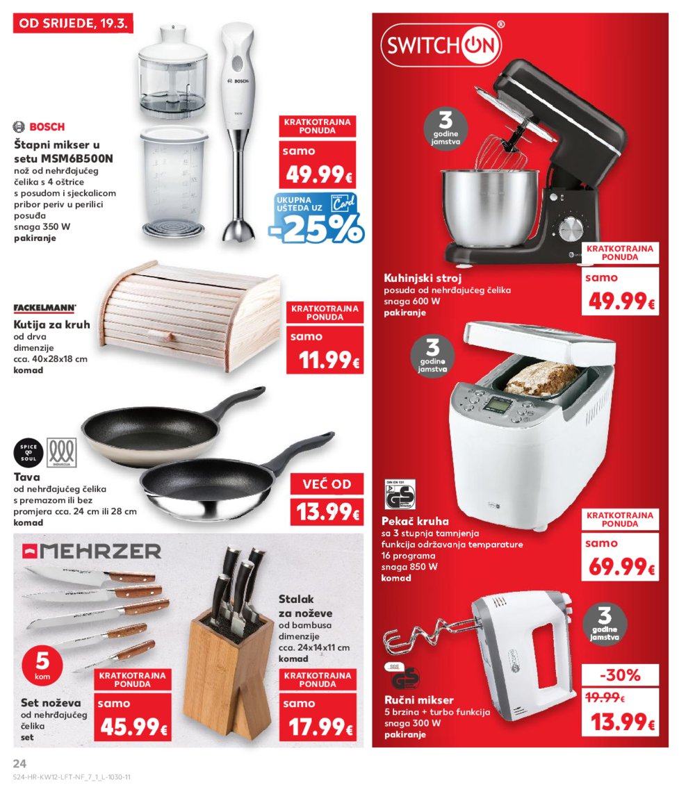 Kaufland katalog Akcija 19.03.-25.03.2025. Odabrane poslovnice