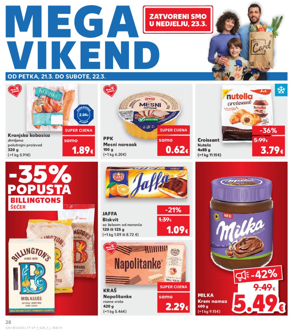 Kaufland katalog Akcija 19.03.-25.03.2025. Odabrane poslovnice