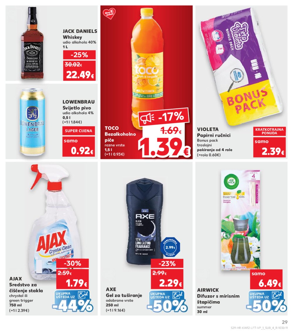 Kaufland katalog Akcija 19.03.-25.03.2025. Odabrane poslovnice