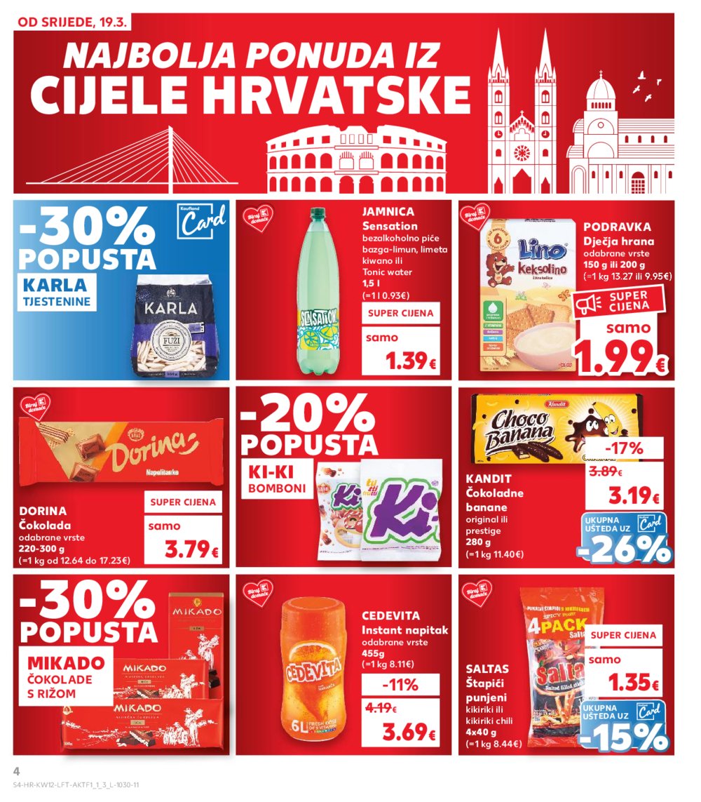 Kaufland katalog Akcija 19.03.-25.03.2025. Odabrane poslovnice