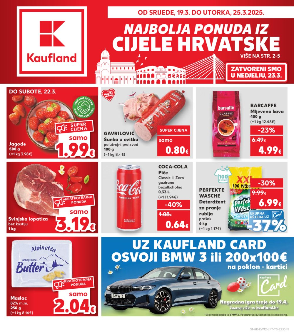 Kaufland katalog Akcija 19.03.-25.03.2025. VG, Ro, Ma, Vu, Po, Vo i DS