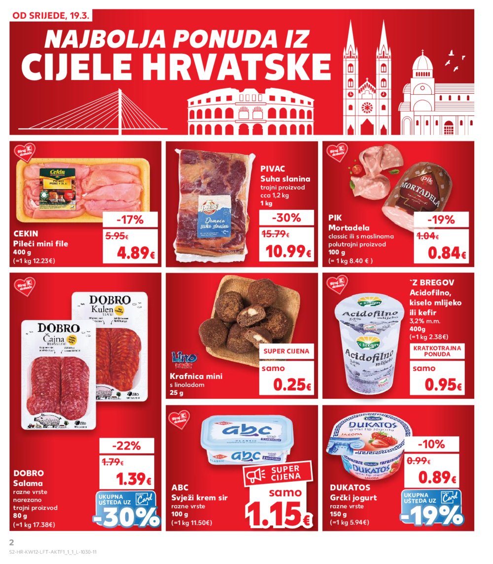 Kaufland katalog Akcija 19.03.-25.03.2025. VG, Ro, Ma, Vu, Po, Vo i DS