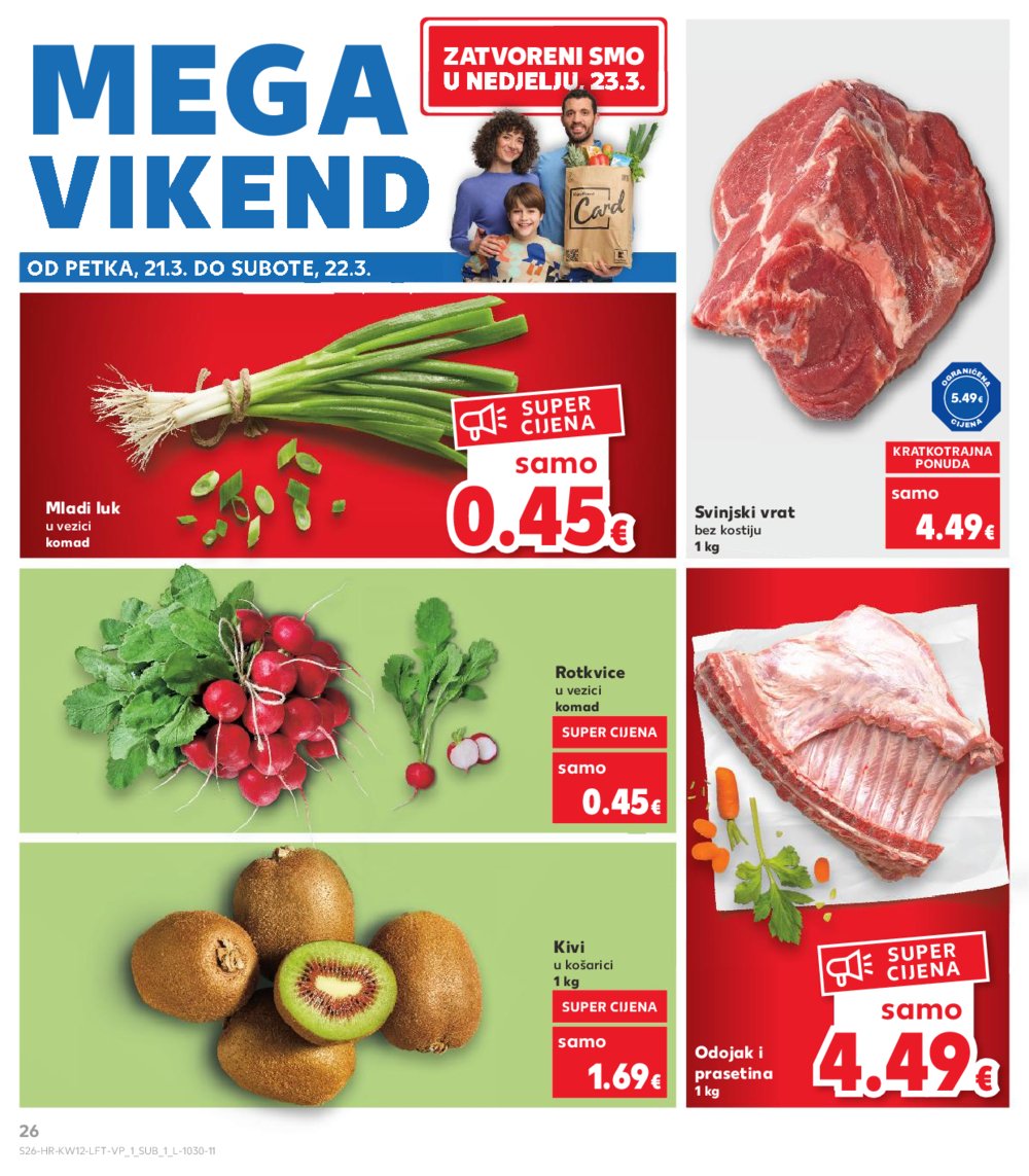 Kaufland katalog Akcija 19.03.-25.03.2025. VG, Ro, Ma, Vu, Po, Vo i DS