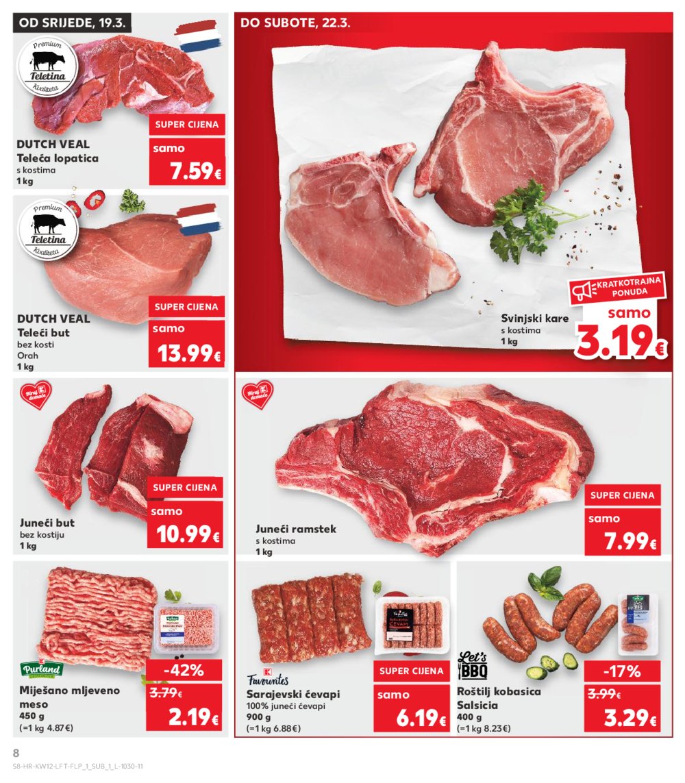 Kaufland katalog Akcija 19.03.-25.03.2025. VG, Ro, Ma, Vu, Po, Vo i DS