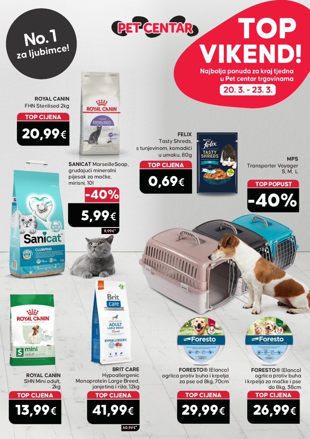 Pet Centar katalog Top Vikend 20.03.-23.03.2025.