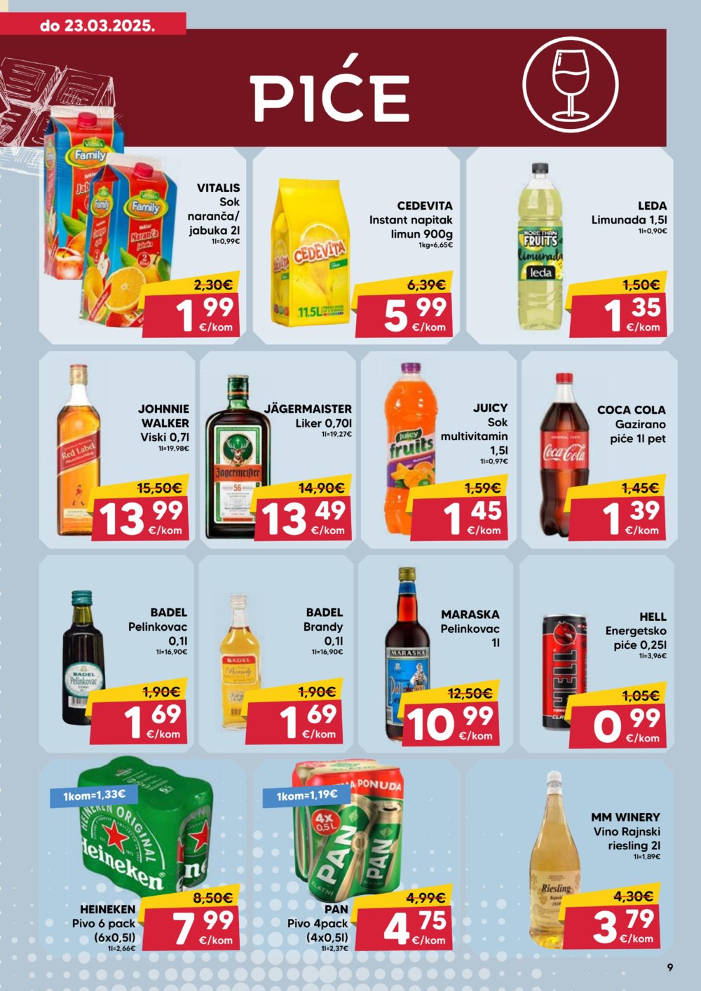 Pivac katalog Akcija 17.03.-23.03.2025.