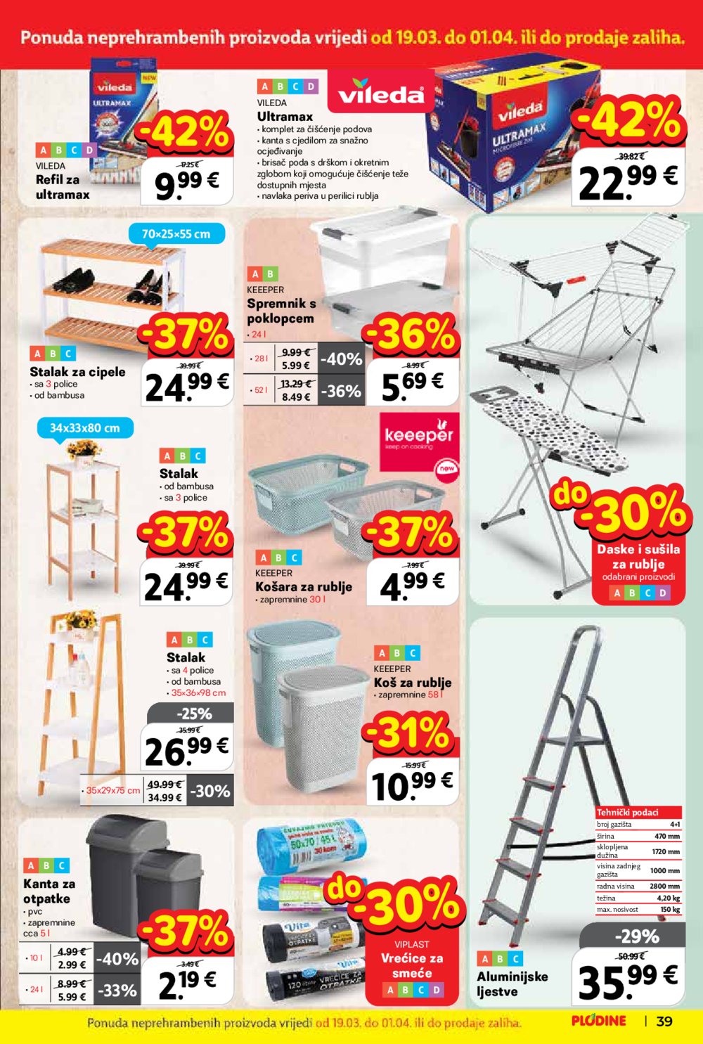 Plodine katalog Akcija 19.03.-25.03.2025.