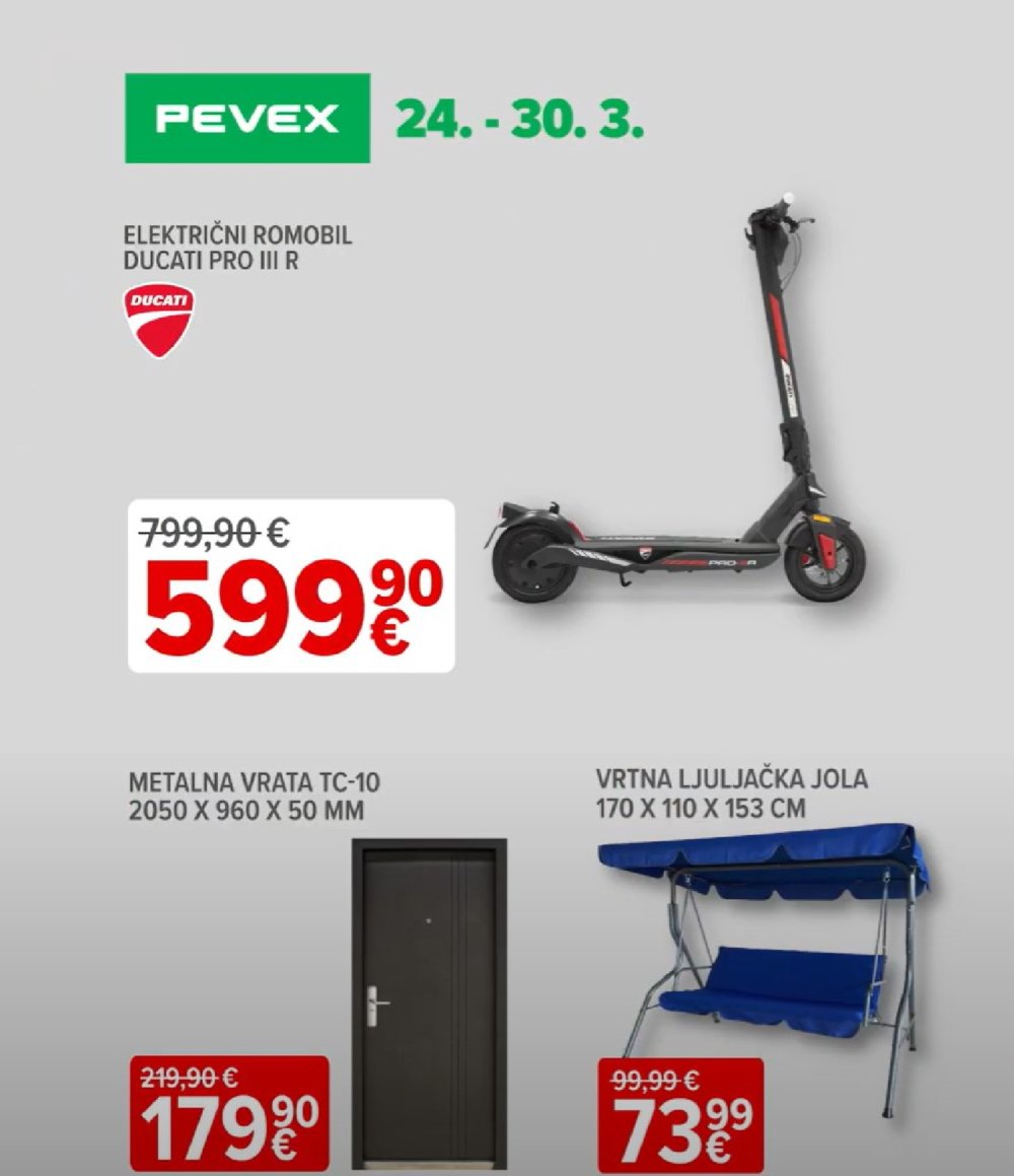 Pevex katalog Pevexovih 7 24.03.-30.03.2025.