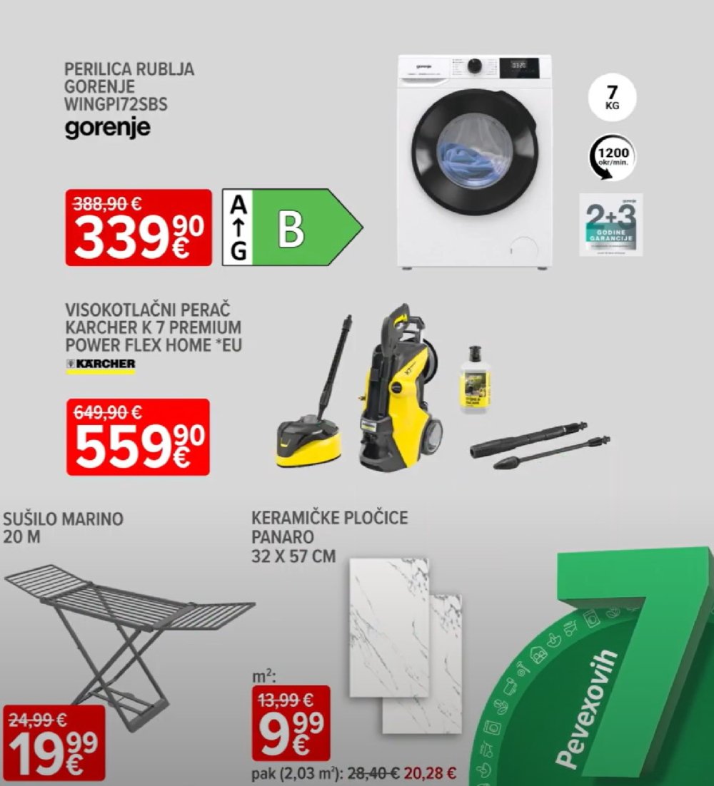 Pevex katalog Pevexovih 7 24.03.-30.03.2025.