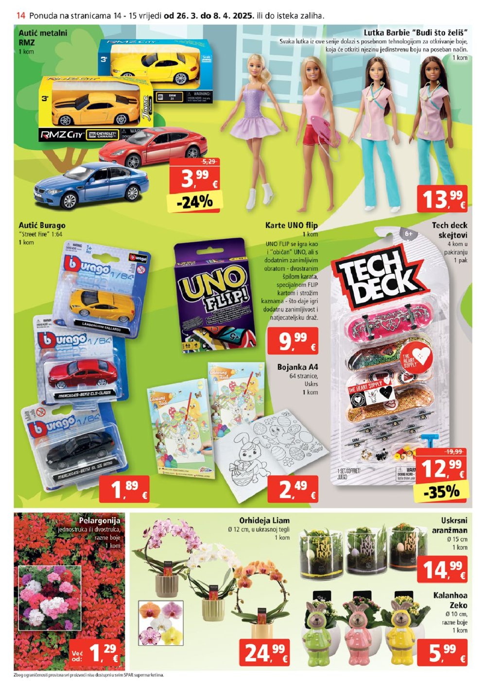 SPAR katalog Akcija 26.03.-01.04.2025.