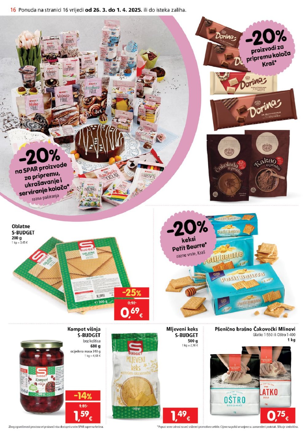 SPAR katalog Akcija 26.03.-01.04.2025.