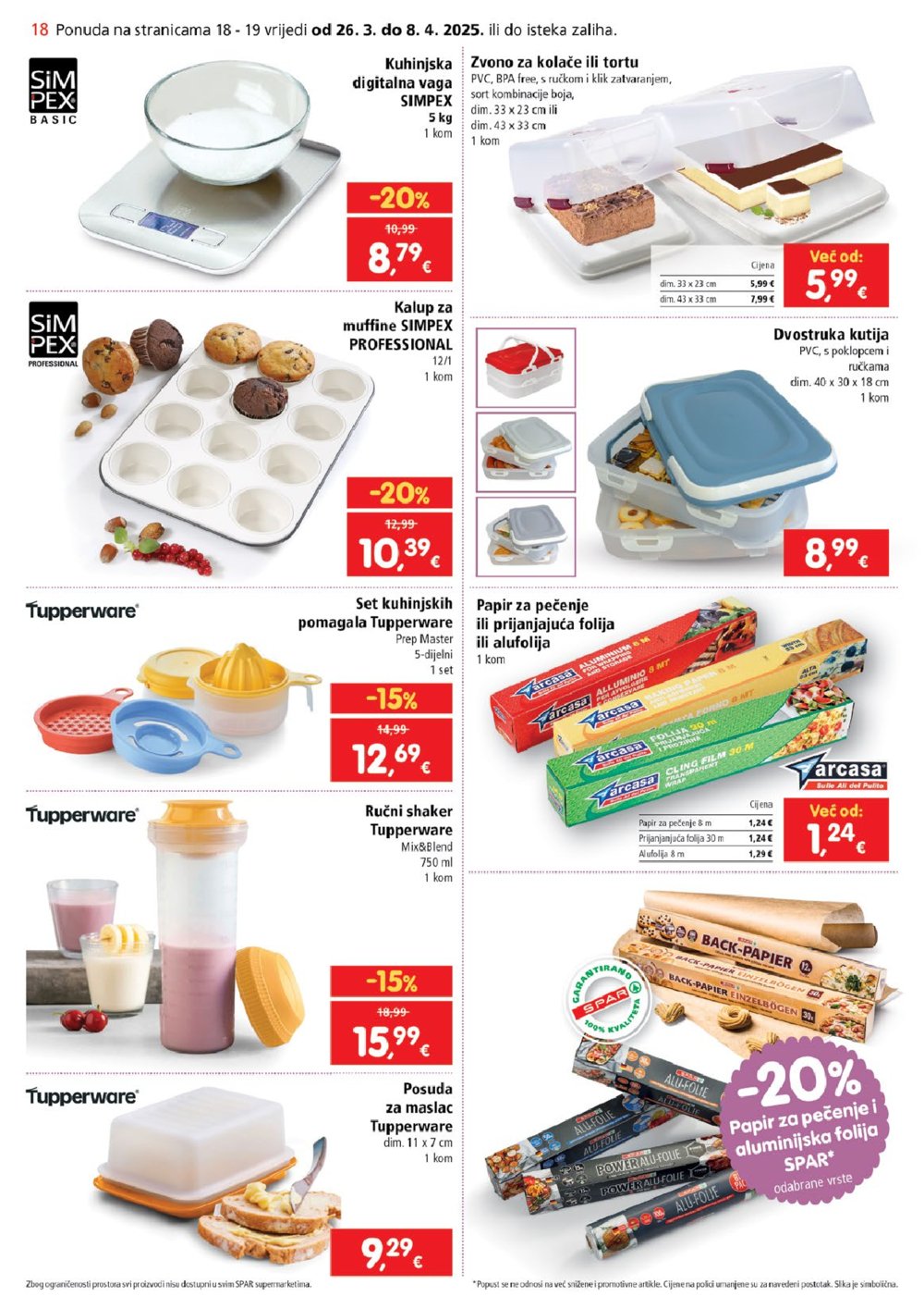 SPAR katalog Akcija 26.03.-01.04.2025.