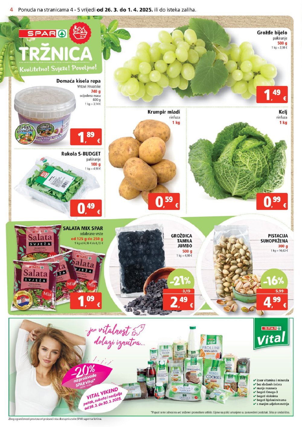 SPAR katalog Akcija 26.03.-01.04.2025.