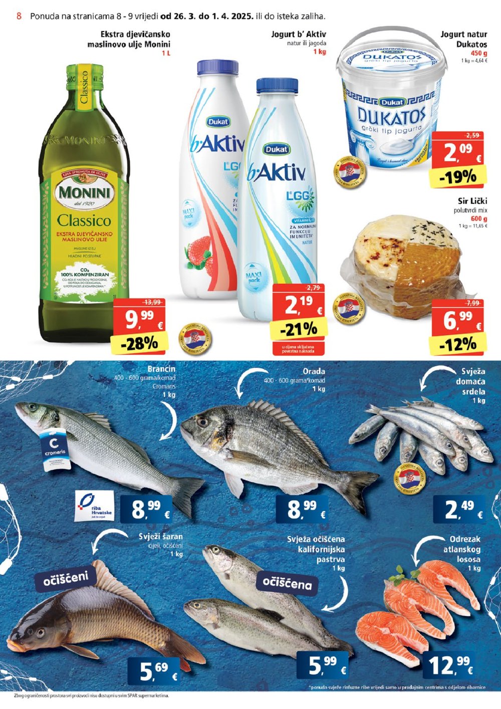 SPAR katalog Akcija 26.03.-01.04.2025.