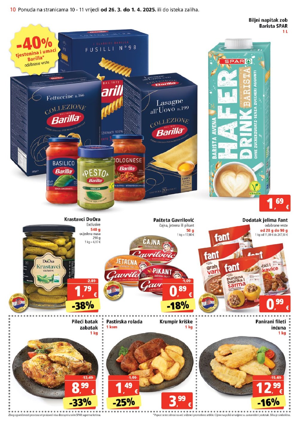 SPAR katalog Akcija 26.03.-01.04.2025.