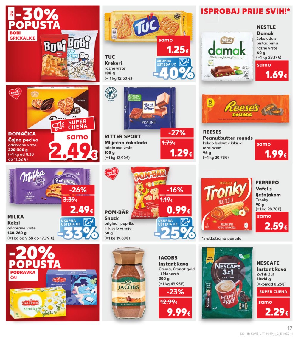 Kaufland katalog Akcija 26.03.-01.04.2025. VG, Ro, Ma, VU, Po, Vo, DS