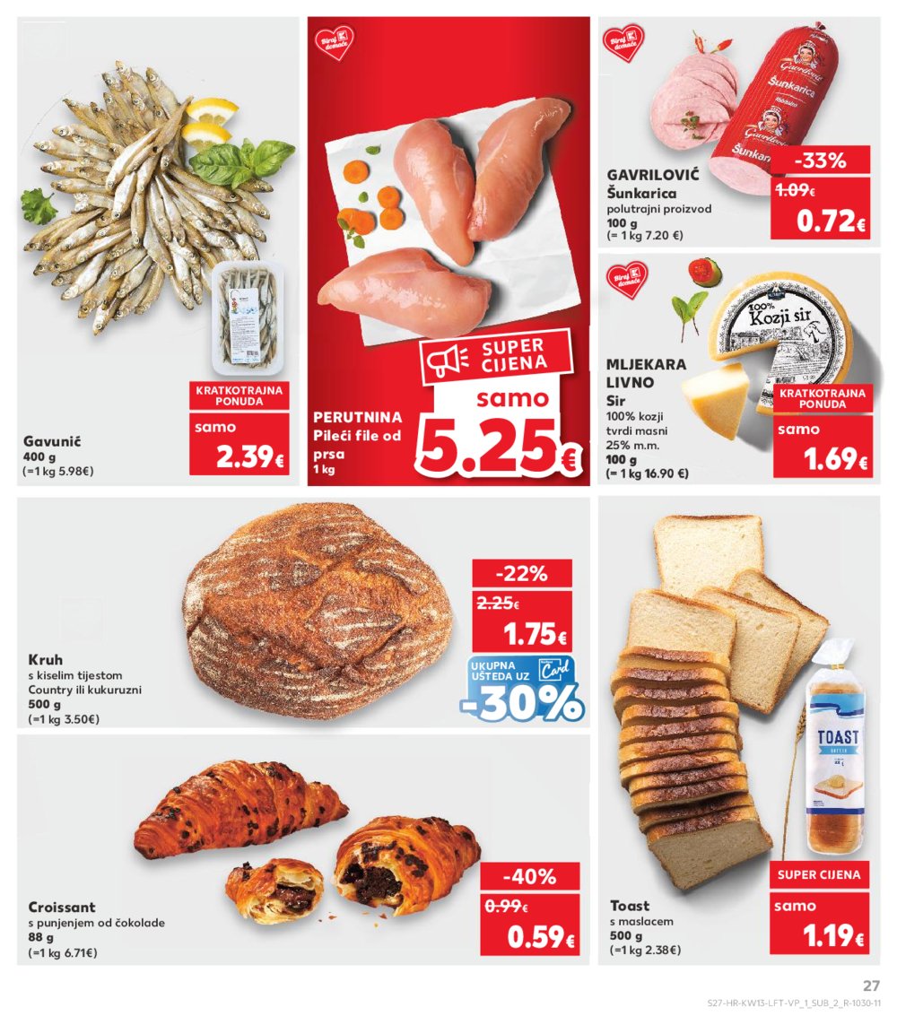 Kaufland katalog Akcija 26.03.-01.04.2025. VG, Ro, Ma, VU, Po, Vo, DS