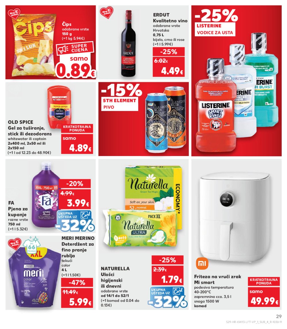 Kaufland katalog Akcija 26.03.-01.04.2025. VG, Ro, Ma, VU, Po, Vo, DS