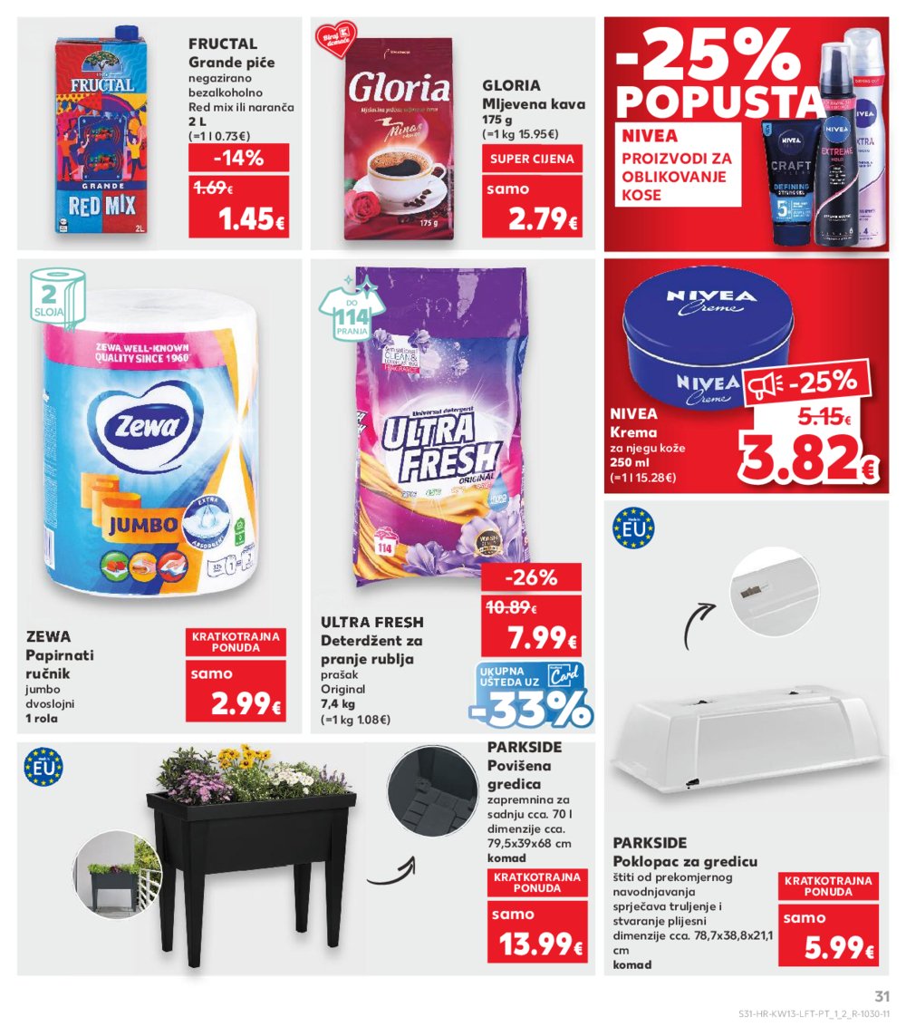 Kaufland katalog Akcija 26.03.-01.04.2025. VG, Ro, Ma, VU, Po, Vo, DS