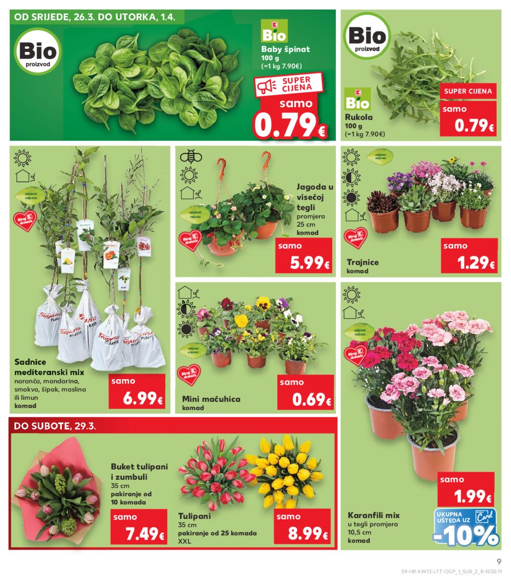 Kaufland katalog Akcija 26.03.-01.04.2025. VG, Ro, Ma, VU, Po, Vo, DS