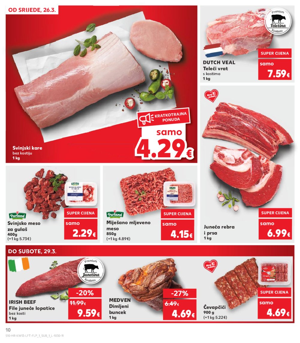 Kaufland katalog Akcija 26.03.-01.04.2025. VG, Ro, Ma, VU, Po, Vo, DS